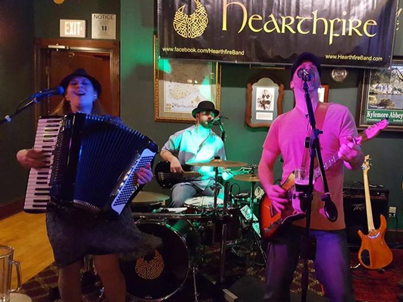 Hearthfire, performing at Lyons Irish Pub.