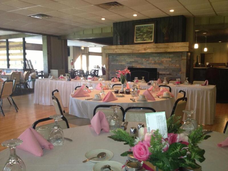Watertown Country Club set up for a wedding