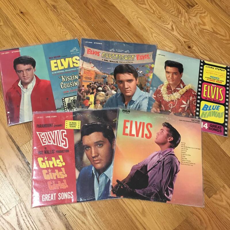 Paramount 3 Elvis Records at Paramount Records