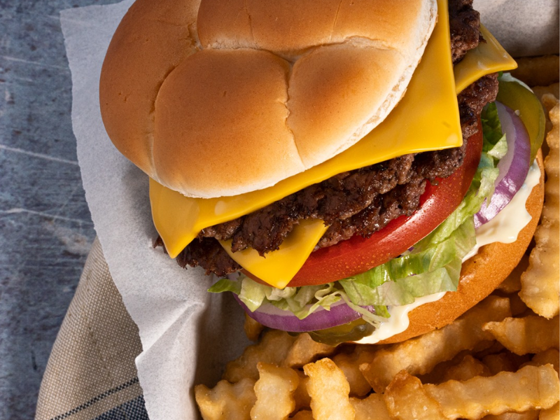 Burger and Fries from Culver's