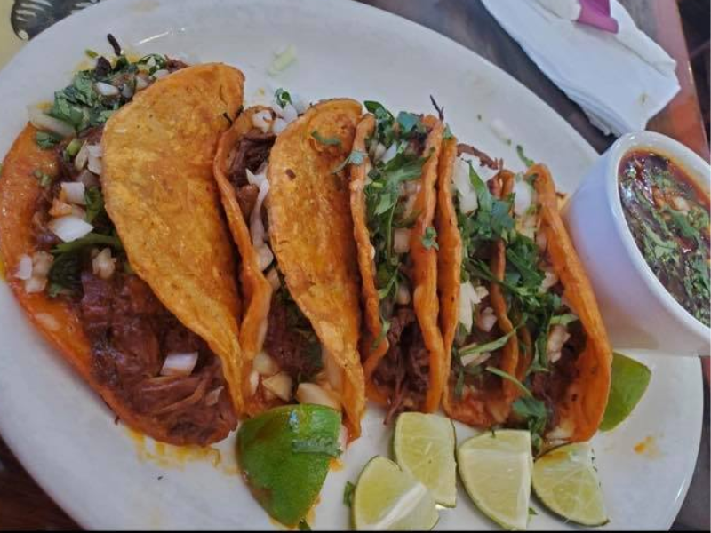 Tacos from Marias Mexican Restaurant in Watertown Wi