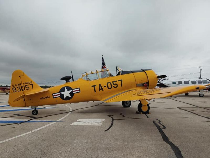 WWII Plane at Watertown Airport's Community Day.