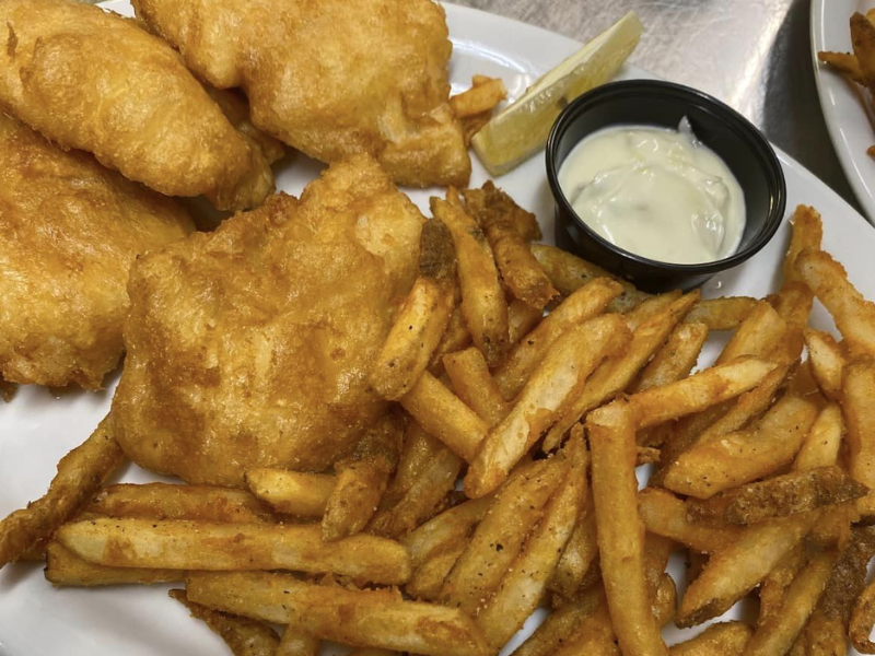 Fish fry from Elias Inn Supper Club in Watertown Wi