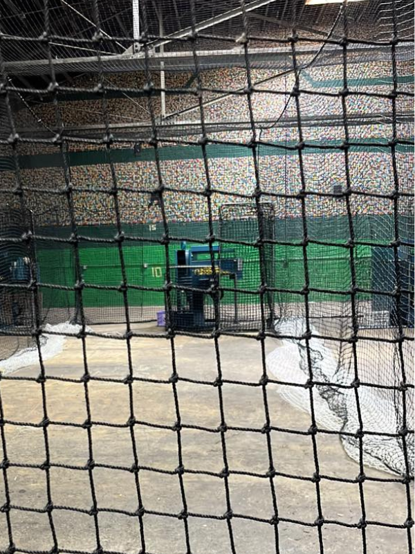 Indoor batting cages at Strikezone in Watertown WI