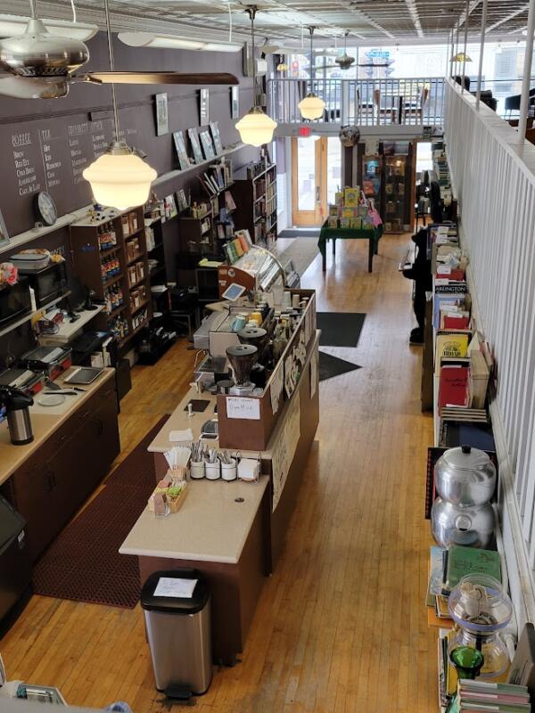 Literatus book store in Watertown Wi. Taken from second floor looking down at first floor.