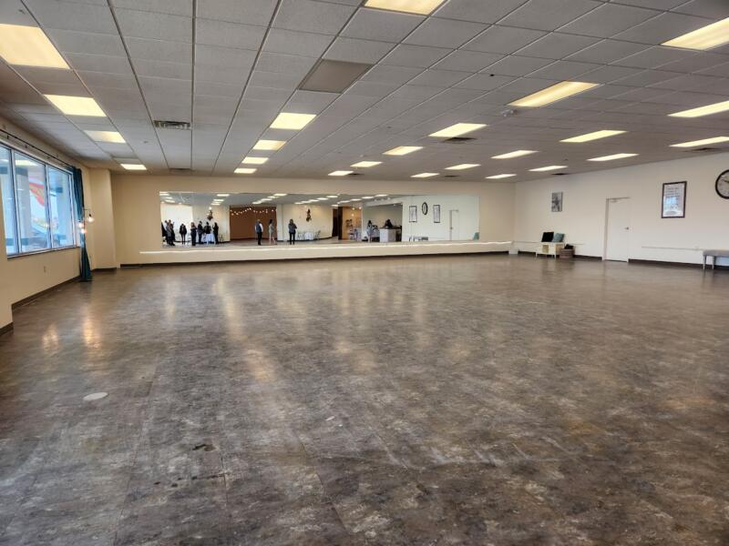 Empty ballroom at Ready 2 Dance in Watertown wi
