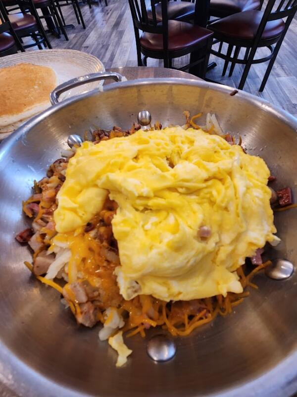 Meat Lovers Skillet from The Golden Spoon Cafe in Watertown Wi