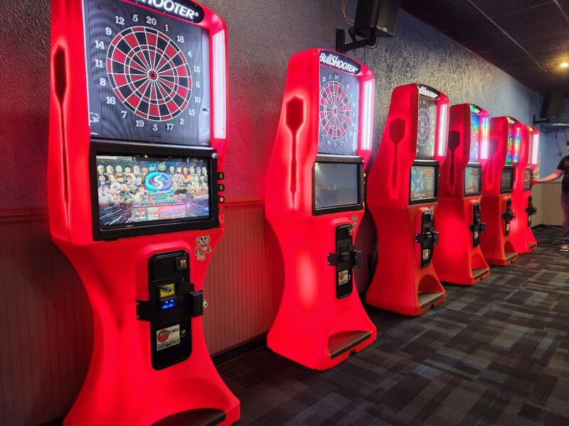 Dart boards at Wolfgram Sports Bar & Grill in Watertown Wi
