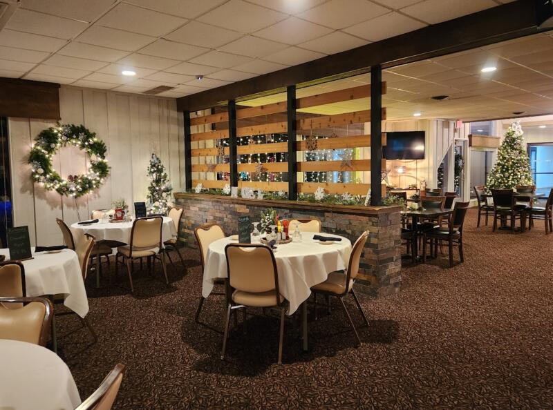 Interior of the Watertown Country Club dining room